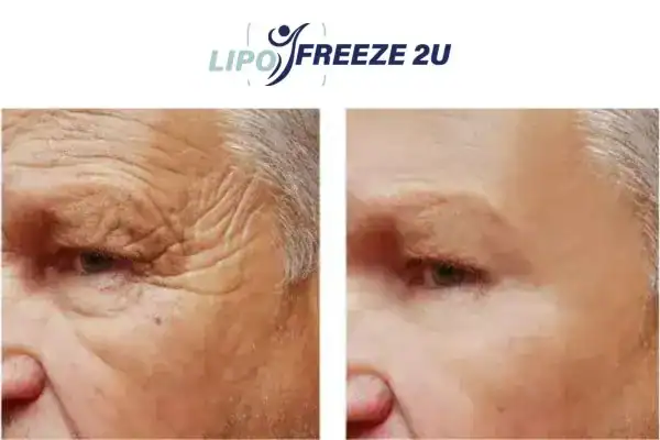 Mens before and after Morpheus 8 Newark-on-Trent results.